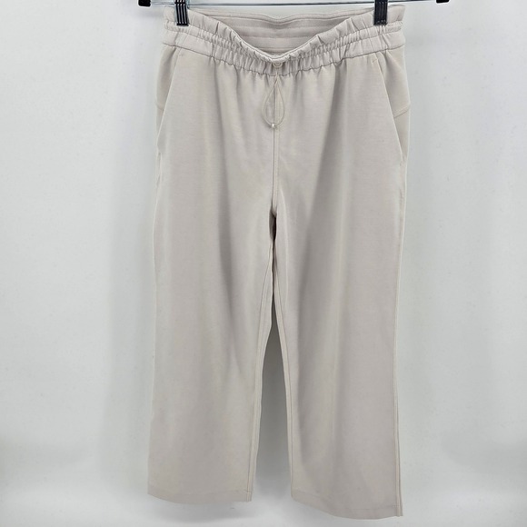 lululemon athletica Pants - Lululemon LW6BZXS Softstreme High-Rise Straight-Leg Short Crop Pant Ivory Size 6